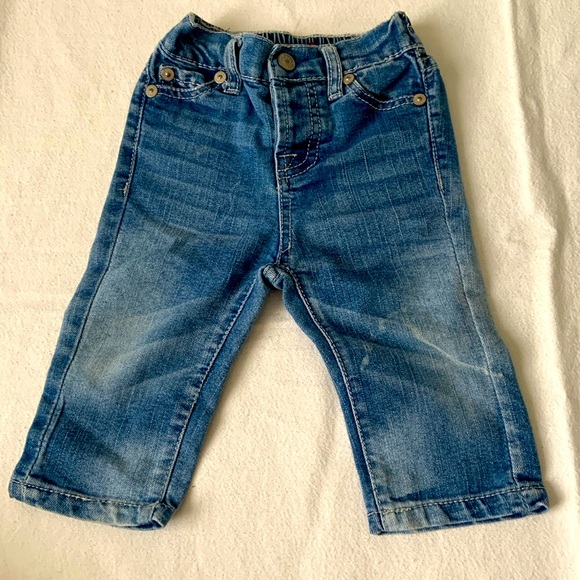 Unisex Baby Denim Bottoms size 6-9m - Picture 1 of 4
